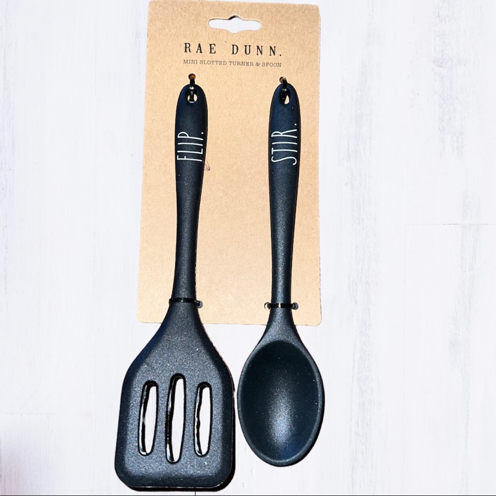 New! RAE DUNN Mini Turner & Spoon